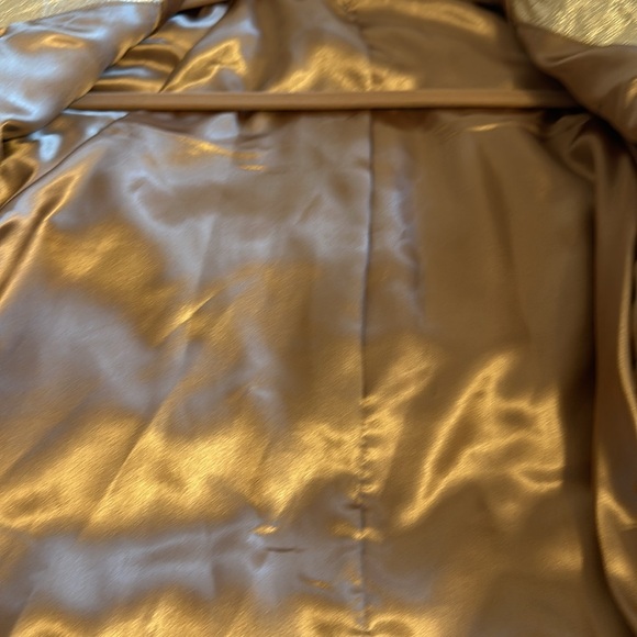 Gold Metallic Leather Jacket. Excellent Condition. - Picture 7 of 7